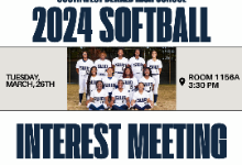 SWD Softball Interest Meeting