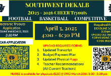 SWD Cheer Tryouts | April 3, 2025