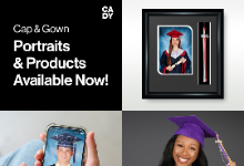 Class of 2025 Cap & Gown portraits available to order!