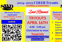 2024-2025 CHEER Tryouts: FOOTBALL & BASKETBALL - 2ND ROUND