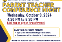 SWD Parent Teacher Conference Night | Wednesday, October 9, 2024 