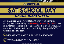 SAT Day @SWD | Monday, March 24, 2025