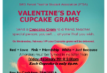 Send a Valentine's Day Cupcake Gram and support the SWD PTSA!